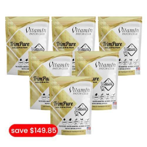 Last section image showing TrimPure Gold Patch order now button and risk-free 90-day guarantee